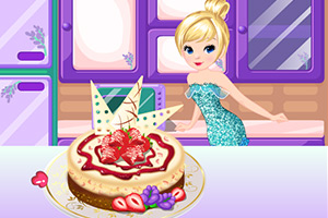 制作美味的草莓蛋糕