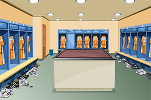 足球运动员休息室逃脱