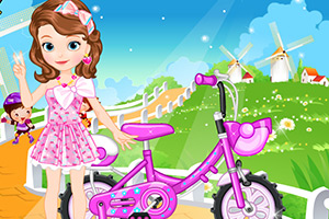 骑自行车的索菲亚