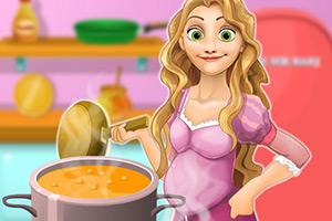 长发公主煮鸡汤