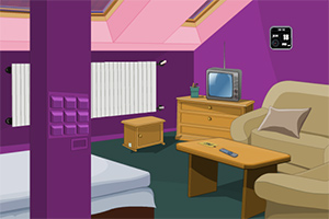 逃出紫色简单房间