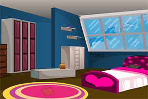 寂静的蓝色小屋逃脱