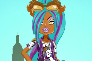 去旅游的小狼女