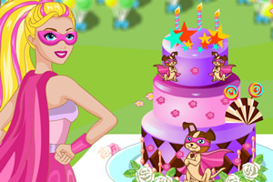 超级芭比生日蛋糕