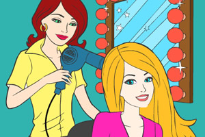 芭比打扮填颜色