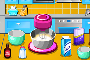 甜甜的香草蛋糕