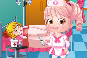可爱宝贝当护士