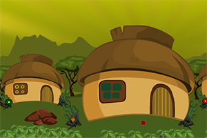 小狗逃离部落小屋