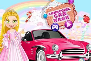 糖果女孩洗爱车