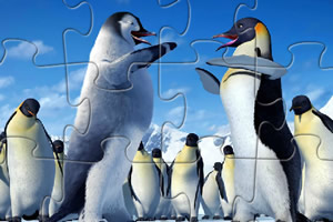 快乐的企鹅拼图