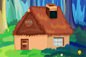 女孩逃出小树林