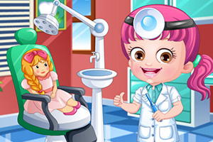 可爱宝贝牙医装