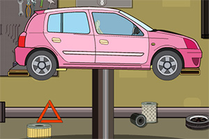 黄色小轿车逃脱