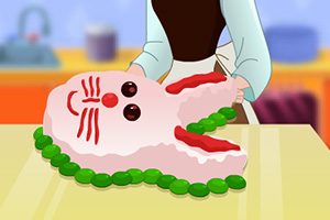 灰姑娘制作兔子蛋糕
