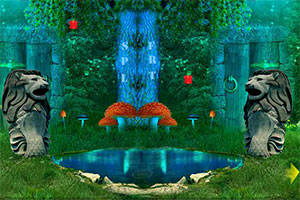 小鸭子逃出山谷