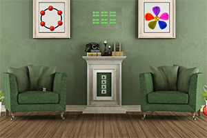 老式绿色房屋逃脱