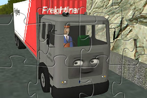 载货大卡车拼图