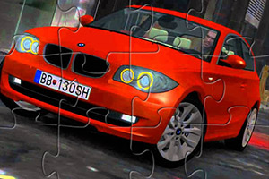 宝马1系汽车拼图