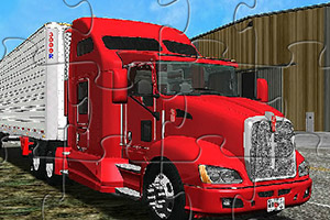 大型载货卡车拼图