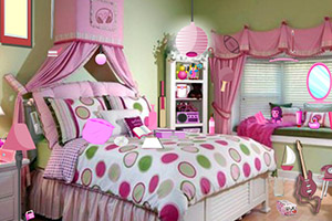 粉色房间找物品