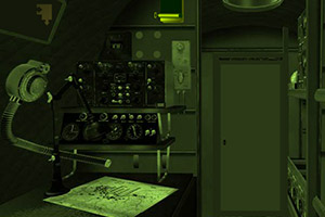 废弃的军队飞机逃脱