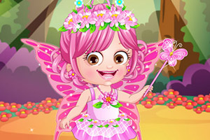 可爱宝贝成为花仙子