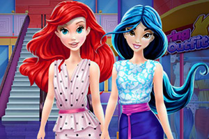 爱丽儿与茉莉去购物