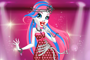 亨廷顿的歌手装扮