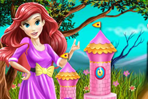 公主制作城堡蛋糕