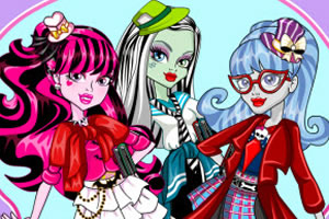 怪物高中校服时尚穿搭