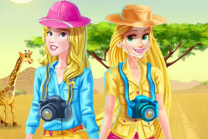 迪士尼公主逛野生动物园