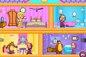 玛莎和熊娃娃的房间