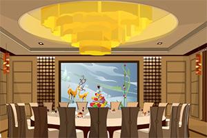 逃出高档餐厅