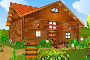 上锁的木屋别墅逃脱