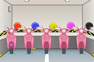 逃出地下停车场