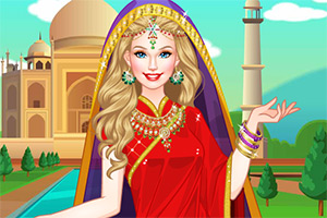 印度的美丽女孩