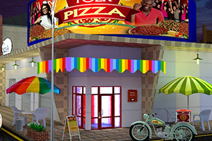 逃离神秘的披萨店