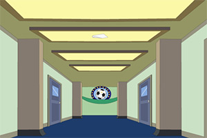 逃出足球场休息室