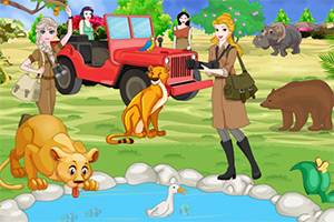 公主在非洲动物园