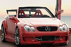 奔驰敞篷跑车拼图