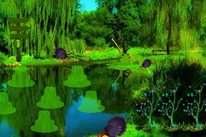 逃离感恩节绿色平原