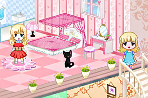 冰雪公主娃娃屋装饰