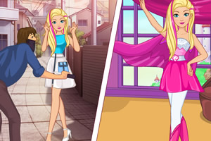 超级英雄芭比变身