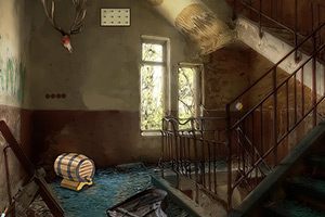 逃离破旧的阁楼