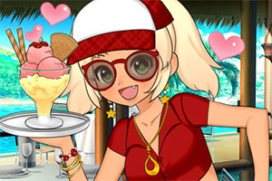 服务员夏季装扮