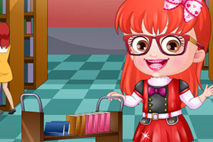 可爱宝贝当图书员