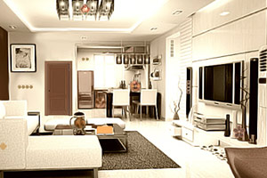 逃离豪华装饰房屋