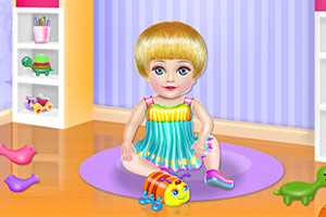 可爱的小宝宝护理