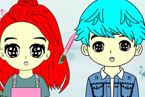 七十二层奇楼动漫填色