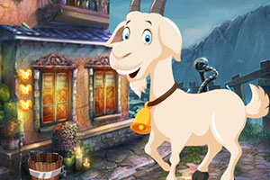 救援饥饿的山羊